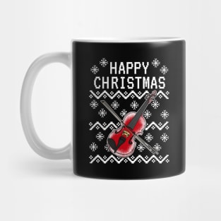 Violin Ugly Christmas Violinist Musician Mug